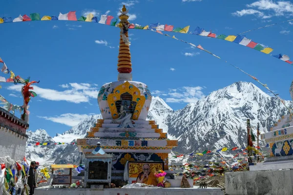 Dhar Thachakarpo India June 2021 Buddhist Stupa High Pass Kunzum — 图库照片