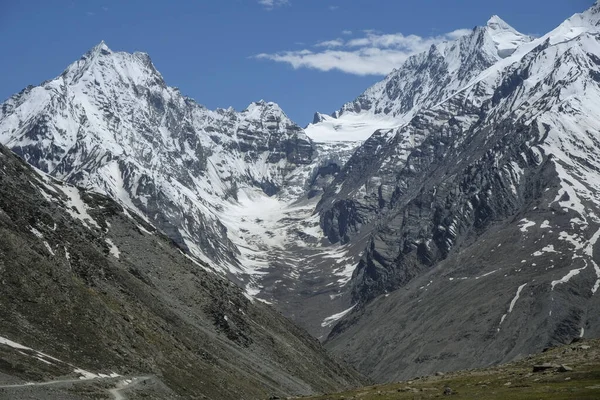 Veduta Delle Montagne Himalayane Nella Valle Spiti Himachal Pradesh India — Foto Stock