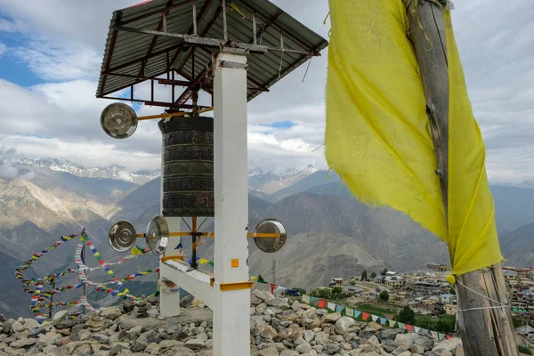 Prayer Wheel Village Nako Himachal Pradesh India — Foto de Stock