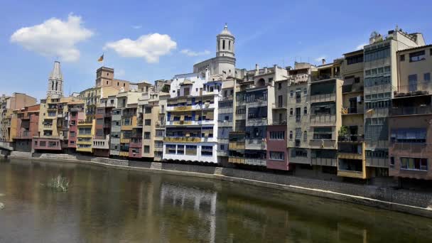 Girona, Catalunha, Espanha — Vídeo de Stock