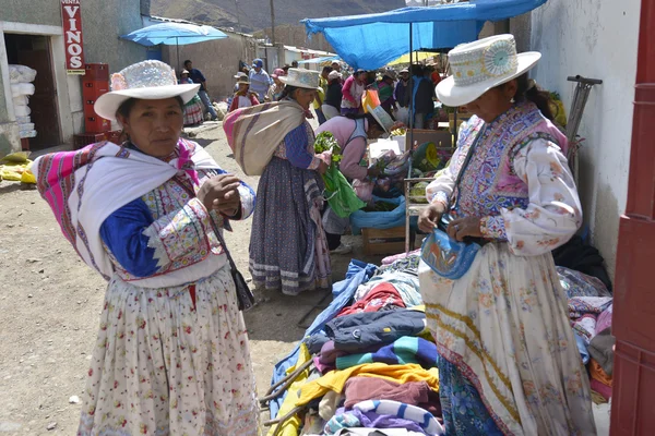 Mercado, Chivay, Perú — Foto de Stock