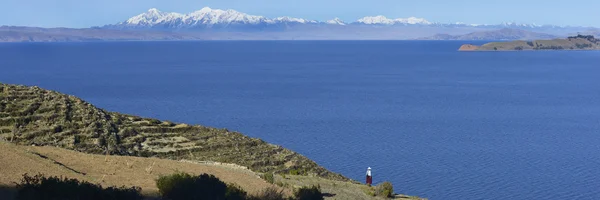 Isla del Sol, Titicaca lake, Bolivia — Stock Photo, Image