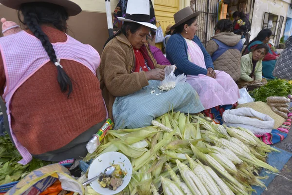 Markt, cuzco, peru — Stockfoto