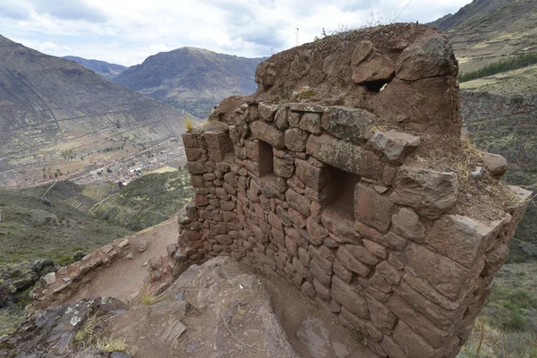 Pisac, posvátné údolí, peru — Stock fotografie