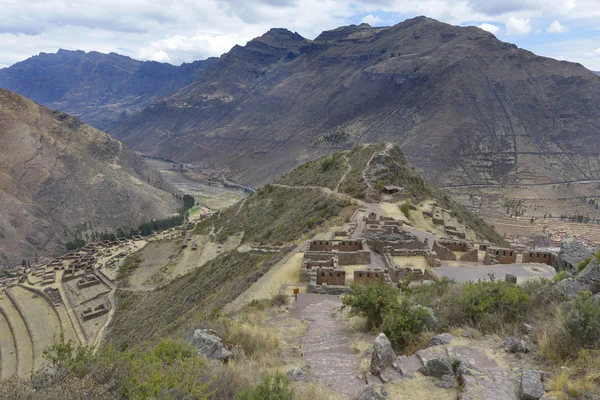 Pisac, posvátné údolí, peru — Stock fotografie