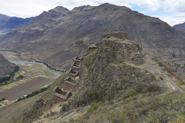 Pisac, posvátné údolí, peru — Stock fotografie