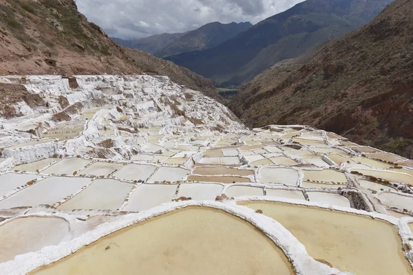 Марас в Священной долине, Куско, Перу — стоковое фото