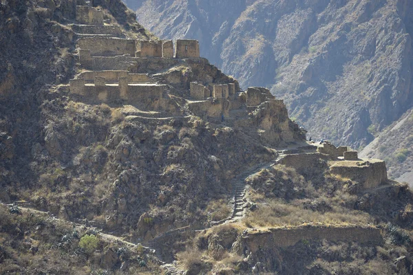 Rovine Inca, Ollantaytambo, Perù — Foto Stock