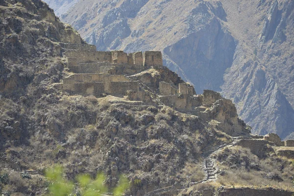 Ruiny Inków, Ollantaytambo, Peru — Zdjęcie stockowe