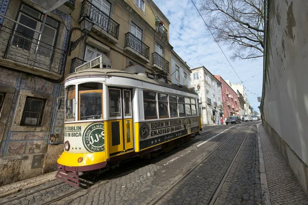 Tram, Lisboa, Portugal — Fotografia de Stock