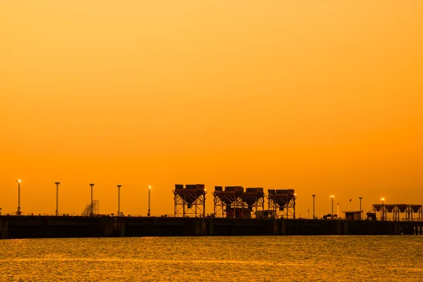 Endüstriyel nakliye liman — Stok fotoğraf