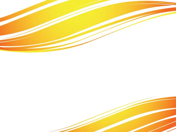 Абстрактный Кривой Фон Оранжевые Волны Изогнутый Дизайн Пространством Копирования Вектор — стоковый вектор