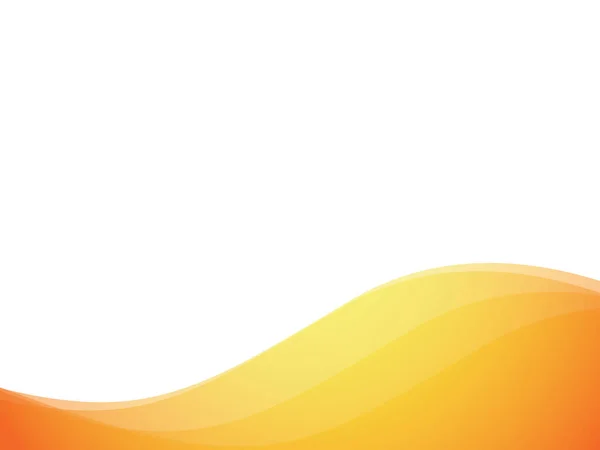 Fond Courbe Abstrait Vagues Orange Design Courbes Avec Espace Copie — Image vectorielle