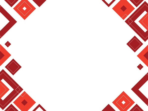 Fundo Geométrico Abstrato Padrão Vermelho Modelo Mosaico Design Banner Triângulo — Vetor de Stock