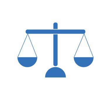 Ölçekler sağa sola döndürülebilir. Beyaz arkaplanda izole edilmiş simge vektör işaretini ölçekle. Ölçek sembolü şablon rengi düzenlenebilir. Adalet raporlarını ölçüyor. Kanun dengesi sembolü. Düz dizayn ölçekleri.