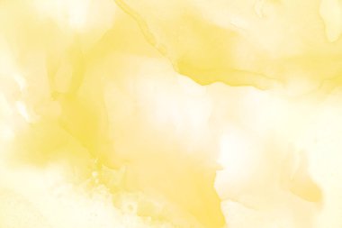 Soyut sarı mürekkep arkaplanı. Moda rengi.
