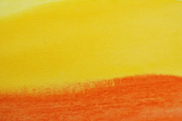 Fondo Acuarela Abstracto Amarillo Naranja Color Moda —  Fotos de Stock