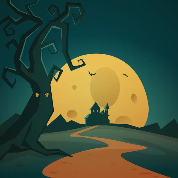 Fondo de Halloween — Vector de stock