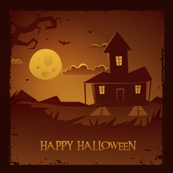 Halloween achtergrond — Stockvector