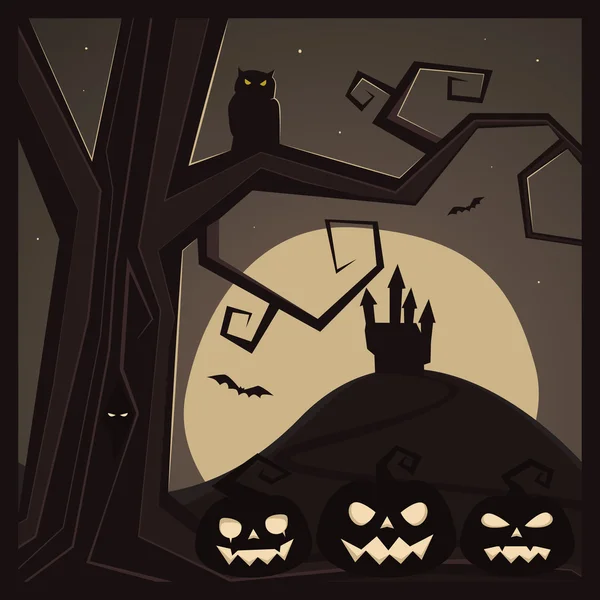 Fondo de Halloween — Vector de stock