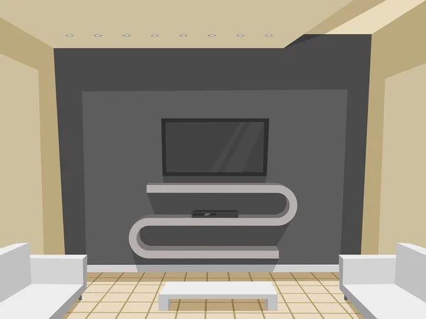 Moderne woonkamer — Stockvector