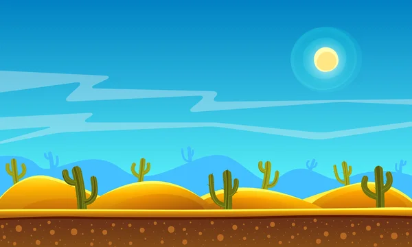 Desert cartoon background