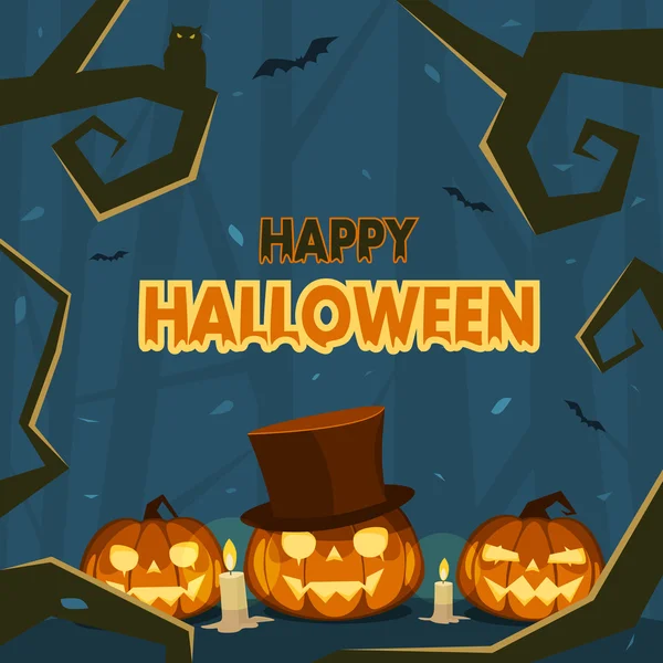 Fundo de Halloween — Vetor de Stock