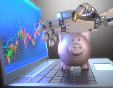 Sistem ve kumbara ticaret robot