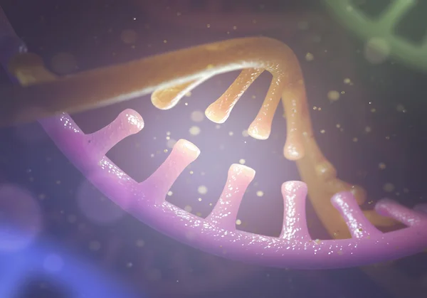 Молекулы ДНК и РНК — стоковое фото