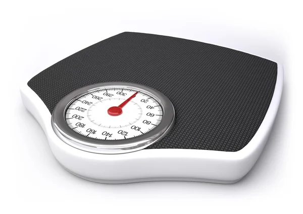 Weight Scale with Clipping Path — Stock Photo, Image