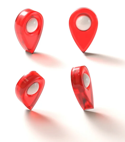 Icon GPS Mark — Stock Photo, Image