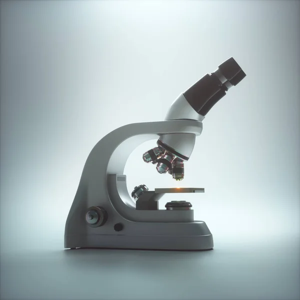 Optical electron microscope. Laboratory instrument with clipping path included.