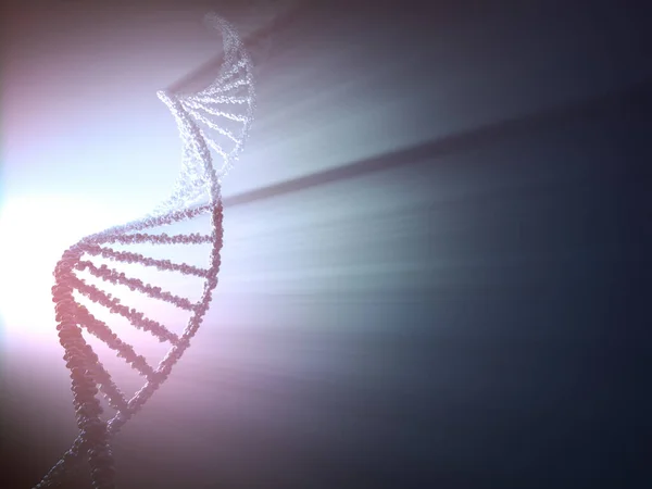 Illustration Dna Molecule Shadow Beams Light — Stock Photo, Image