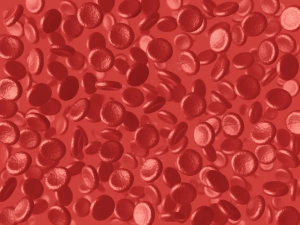 Blood cells on microscope — Stock Photo, Image