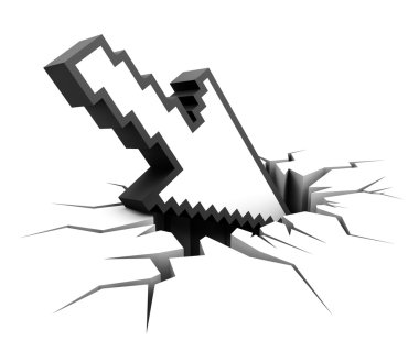 Kayıp imleç yere düşer