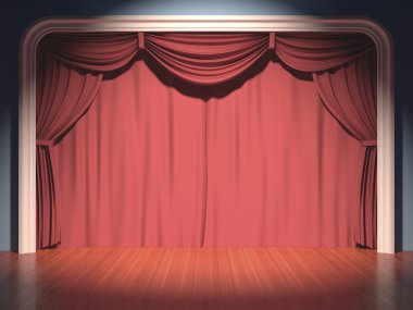 Tiyatro ve perdeleri aşaması