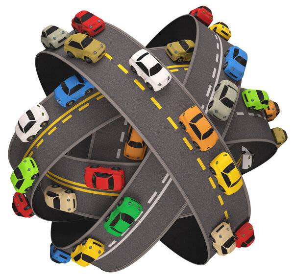 Ball of road asphalt