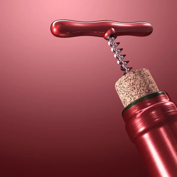 Corkscrew ready to take off — Stock Photo, Image