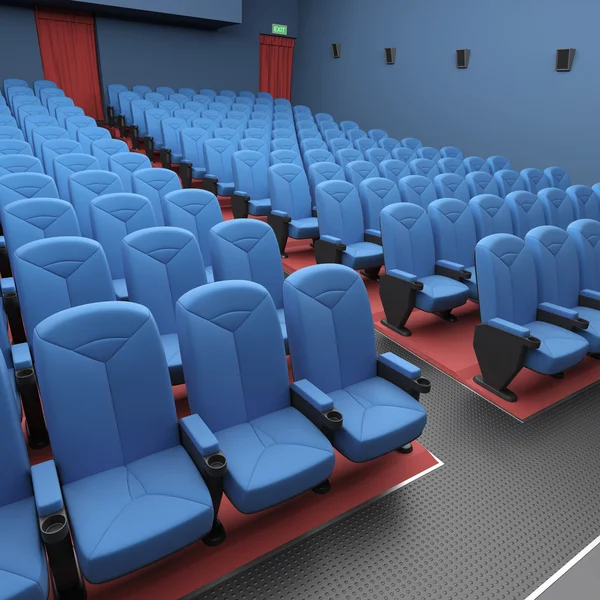 Empty seats in the Cinema. — Stock Photo, Image