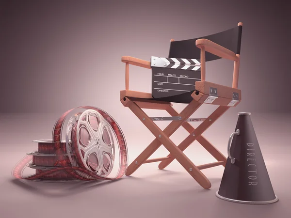 Objetos de la industria cinematográfica — Foto de Stock