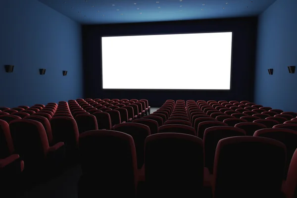 Внутри кинотеатра — стоковое фото