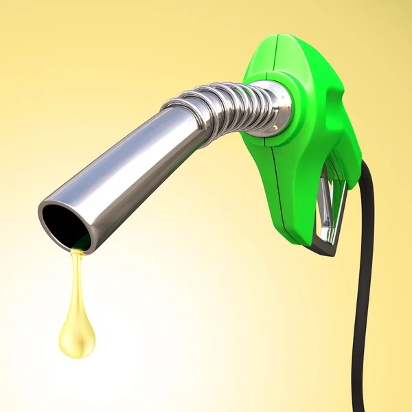 Gota de gasolina — Fotografia de Stock