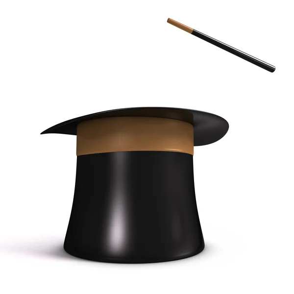 Black Magic Hat — Stock Photo, Image