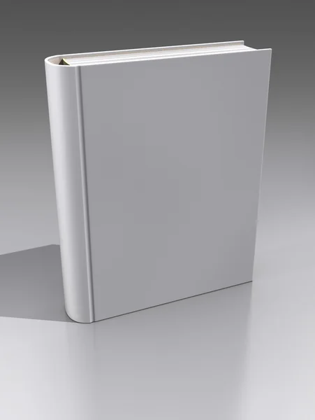 Hardcover white Book — Stock Photo, Image