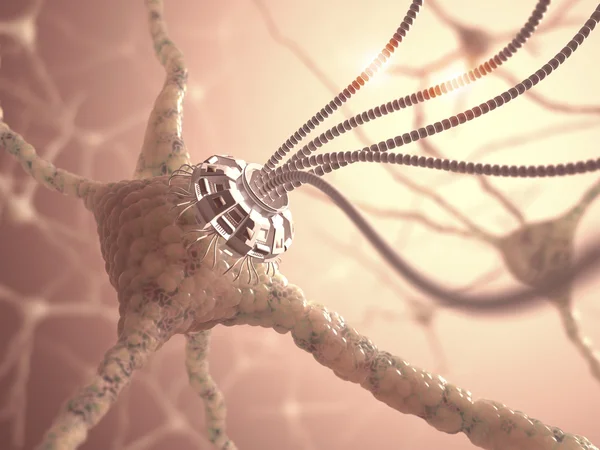 Neural Nanotechnology — Stock Photo, Image