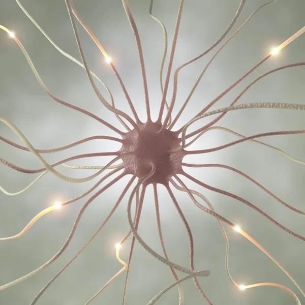 Пульс нервових клітин — стокове фото