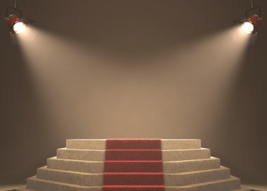 Podyum aydınlatıcı ışıklar