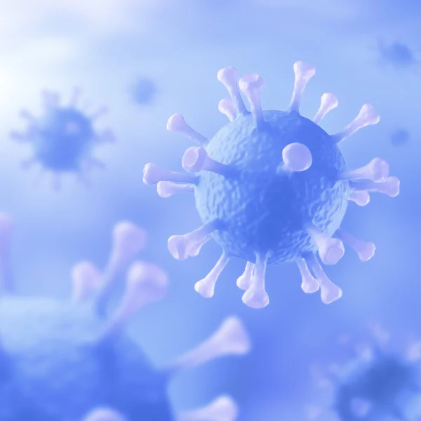 Infectious virus closely — Stock Photo, Image