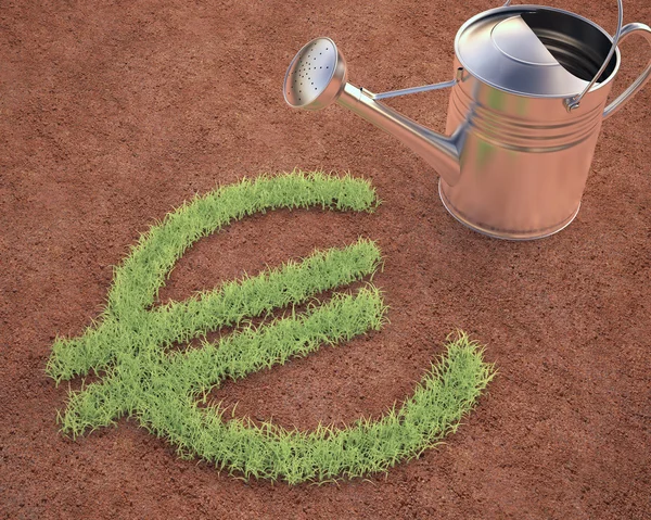 Cultivating Euro — Stock Photo, Image