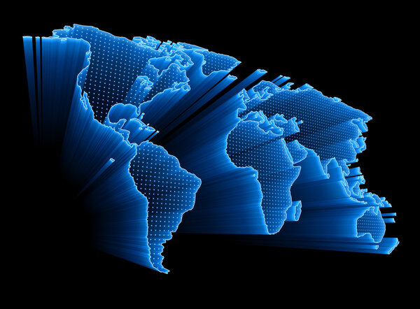 Digital World Map